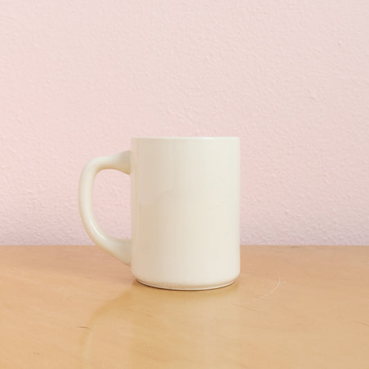 Vintage heavy ceramic restaurant grade coffee mug
